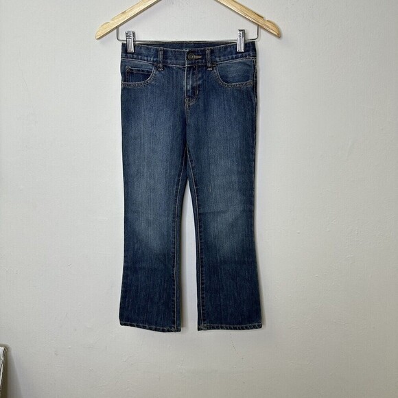 The Childrens Place Girls Bootcut Stretch Jeans Size‎ 7 Medium Blue - Picture 1 of 7
